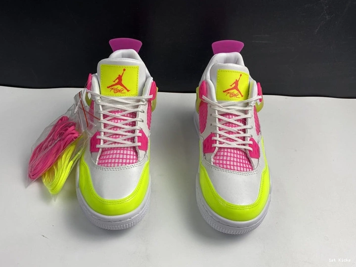 Jordan Retro 4 Pink White (GS) - CV7808-100 Lemon 0420